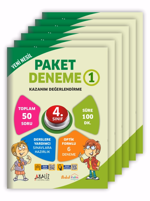 4.SINIF YENİ NESİL PAKET DENEME 6'LI