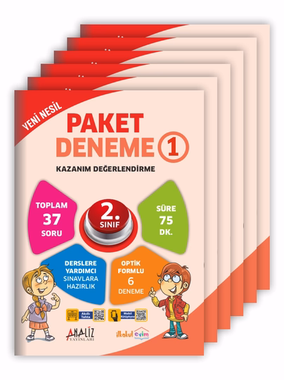 2.SINIF YENİ NESİL PAKET DENEME 6'LI