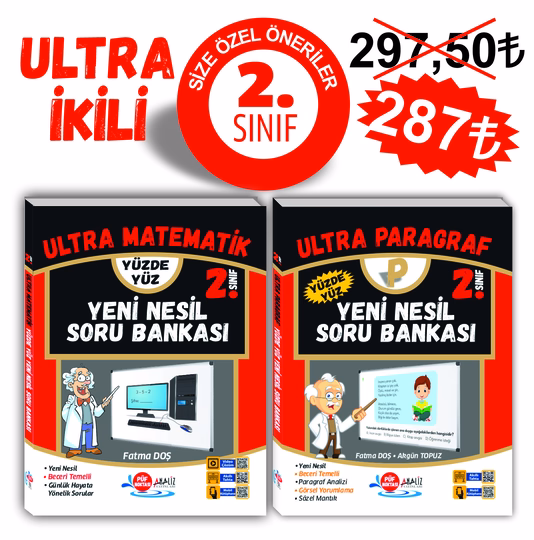 2.SINIF ULTRA 2'Lİ SET (MATEMATİK - PARAGRAF)